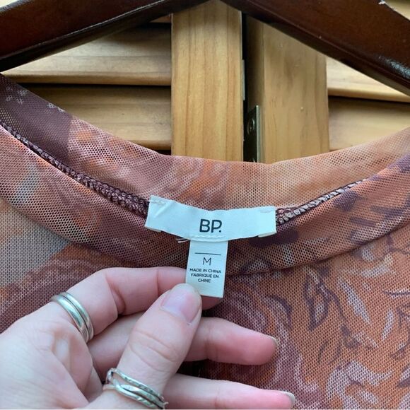 BP Nordstrom Sheer Top Size Small - Picture 2 of 5